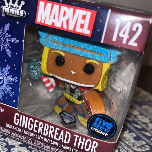 Funko Pop | Gingerbread Thor and Iron Man | Funko Minis | Diamond Collection - Picture 5 of 6